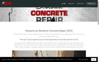 Berkshire concrete repair of Pittsfield website