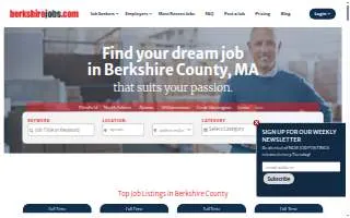 BerkshireJobs website