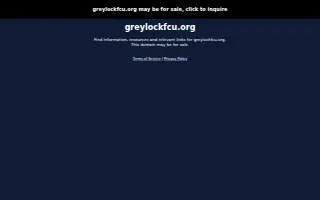 Greylock Federal Credit Union of North Adams website