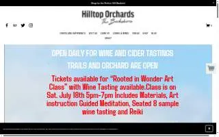 Hilltop Orchards Home of Furnace Brook Winery and Jmash Cidery and The Taproom at Hilltop Orchards website