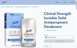 Secret Stash website