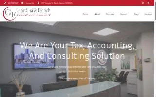 Giardina & French CPA, LLC website