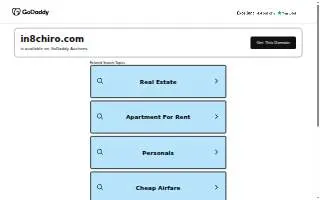 North Andover Chiropractic website
