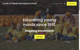 Circle of friends Montessori School website