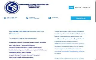 Commonwealth Land Surveyors, Inc. of North Attleborough website
