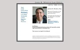 James B. Winston Law Office website