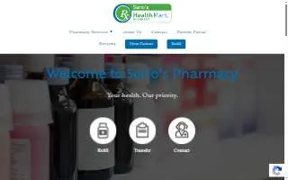 Serio's Pharmacy website