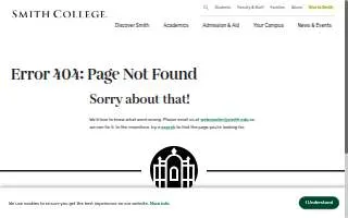 Smith College Conference Center website