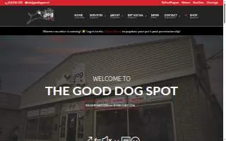 The Good Dog Spot Inc of Northampton website