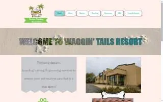 Wagging Tails Pet Resort of Northampton website