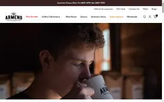 Armeno Coffee Roasters Ltd website
