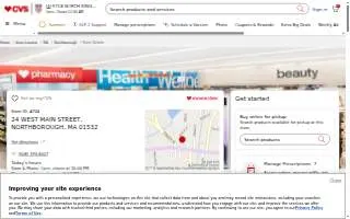CVS Pharmacy of Northborough website