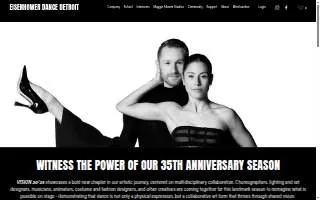 Ekta Dance Academy website