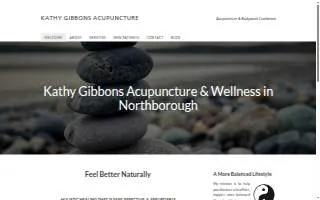 Kathy Gibbons Acupuncture website