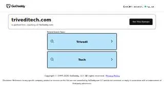 Trivedi Advanced Technologies LLC website