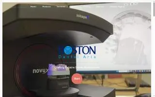 Boston Dental Arts website
