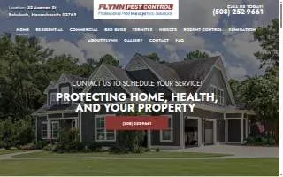 Flynn Pest Control website
