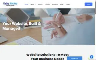 Kathy Mackey Web Design of Norton website