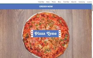 Pizza Tyme website