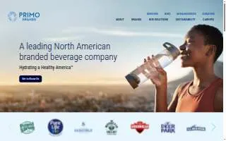 Primo Brands Delivery of Norton website