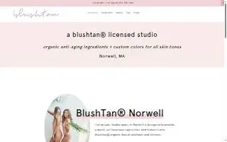 BlushTan Norwell website