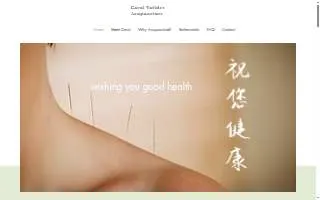 Carol Vafides Acupuncture website