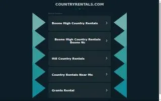 Country Rentals of Norwell website
