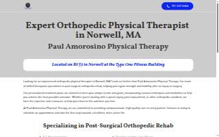 Paul Amorosino Physical Therapy