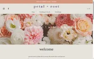 Petal and Root website