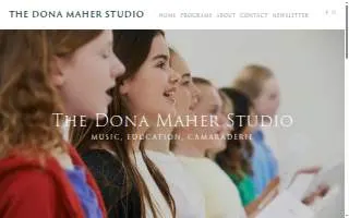 The Dona Maher Studio website
