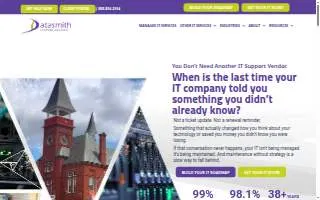 Datasmith Network Solutions of Norwood website