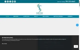 South Shore Therapies of Norwood website