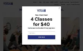 Universal Power Yoga website