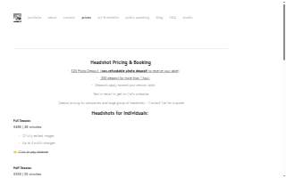 Headshot Prices