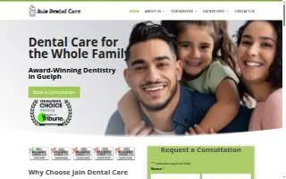 Jain Dental Care- Dentist in Palmer/ Monson. website