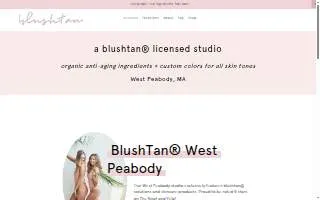 Blushtan West Peabody website