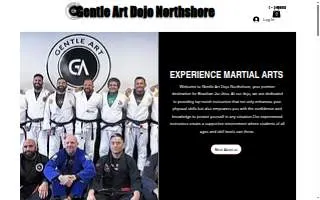 Gentle Art Dojo Northshore website