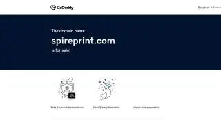 Spire website