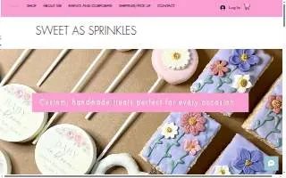 Sweet as Sprinkles website