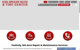 USA Speedy Auto website