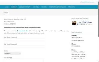 Heney Chiropratic Neurology Center, LLC website