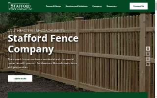 Stafford Fence Company Inc. of Pembroke