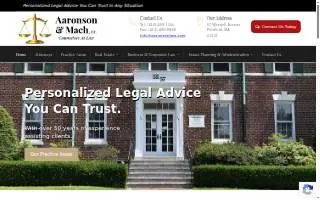 Aaronson & Mach, P.C. website