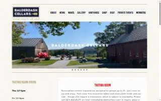 Balderdash Cellars of Pittsfield website