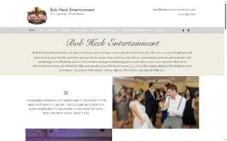 Bob Heck Entertainment DJ, Lighting, Photo Booth of Pittsfield website