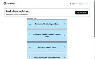 CHP Berkshire Pediatrics website