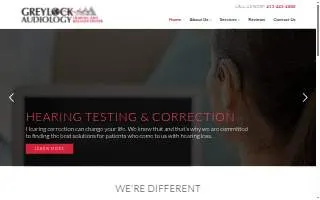 Greylock Audiology, LLC of Pittsfield website