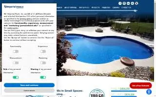 Imperial Pools & Spas website