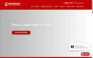 Meerkat Pest Control of Pittsfield website