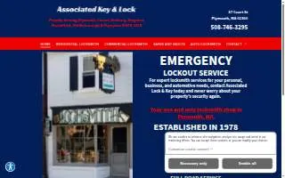 Associated Key & Lock of Plymouth website